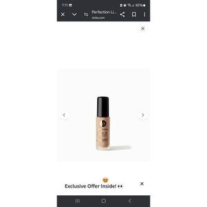 New Lot of 2 Sealed NK Makeup Perfection Liquid Foundation FFPF01 Beige